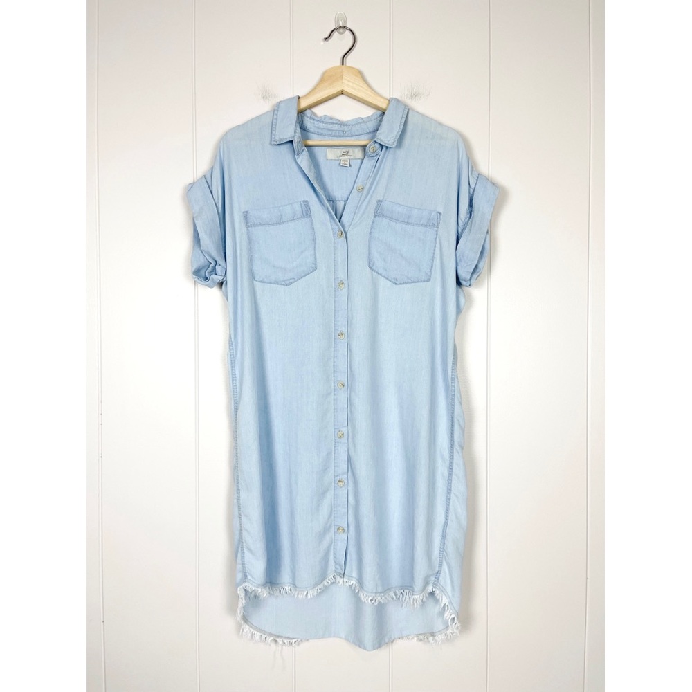 Thread & Supply | Chambray Button-Down Dress - image 2